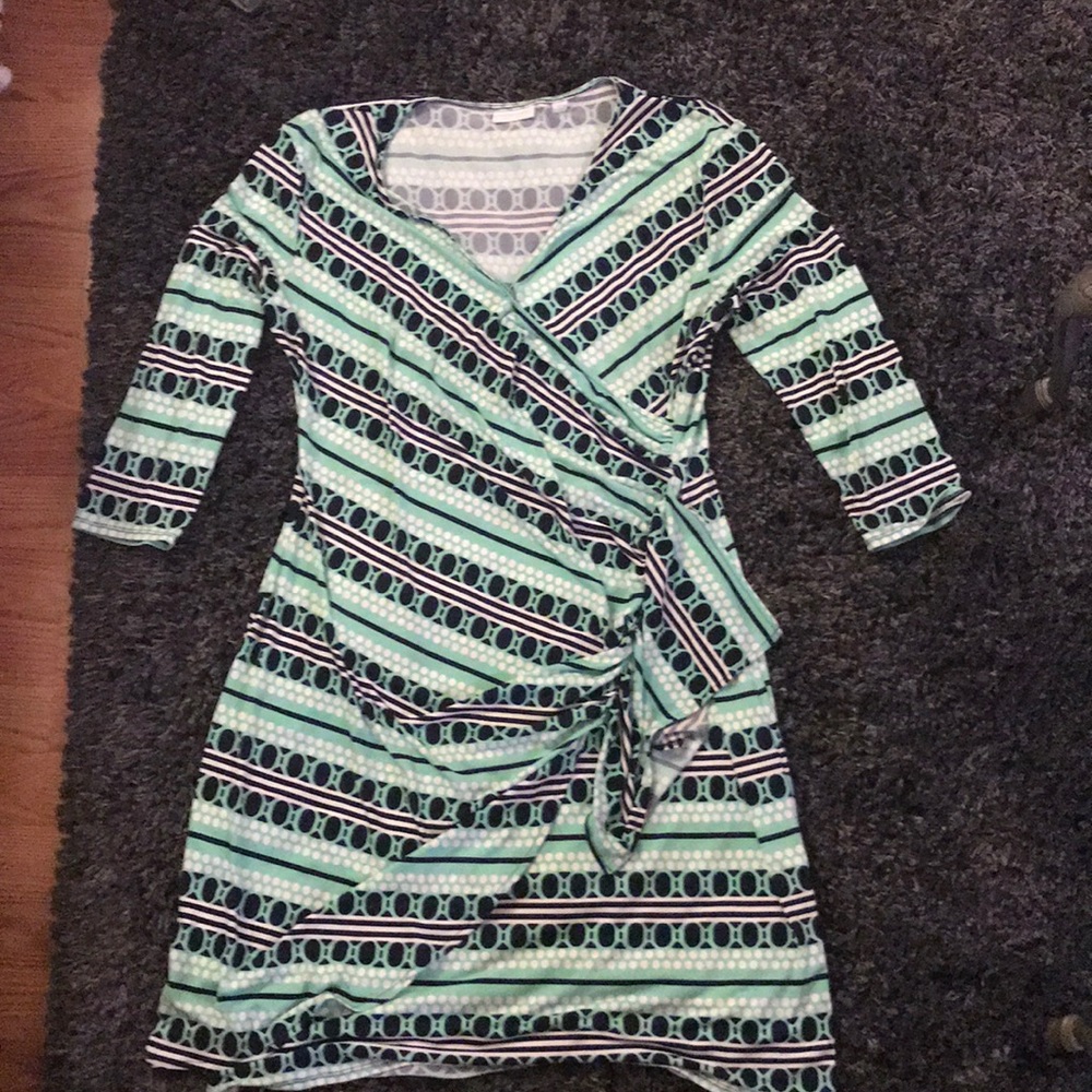 New York and company faux wrap dress